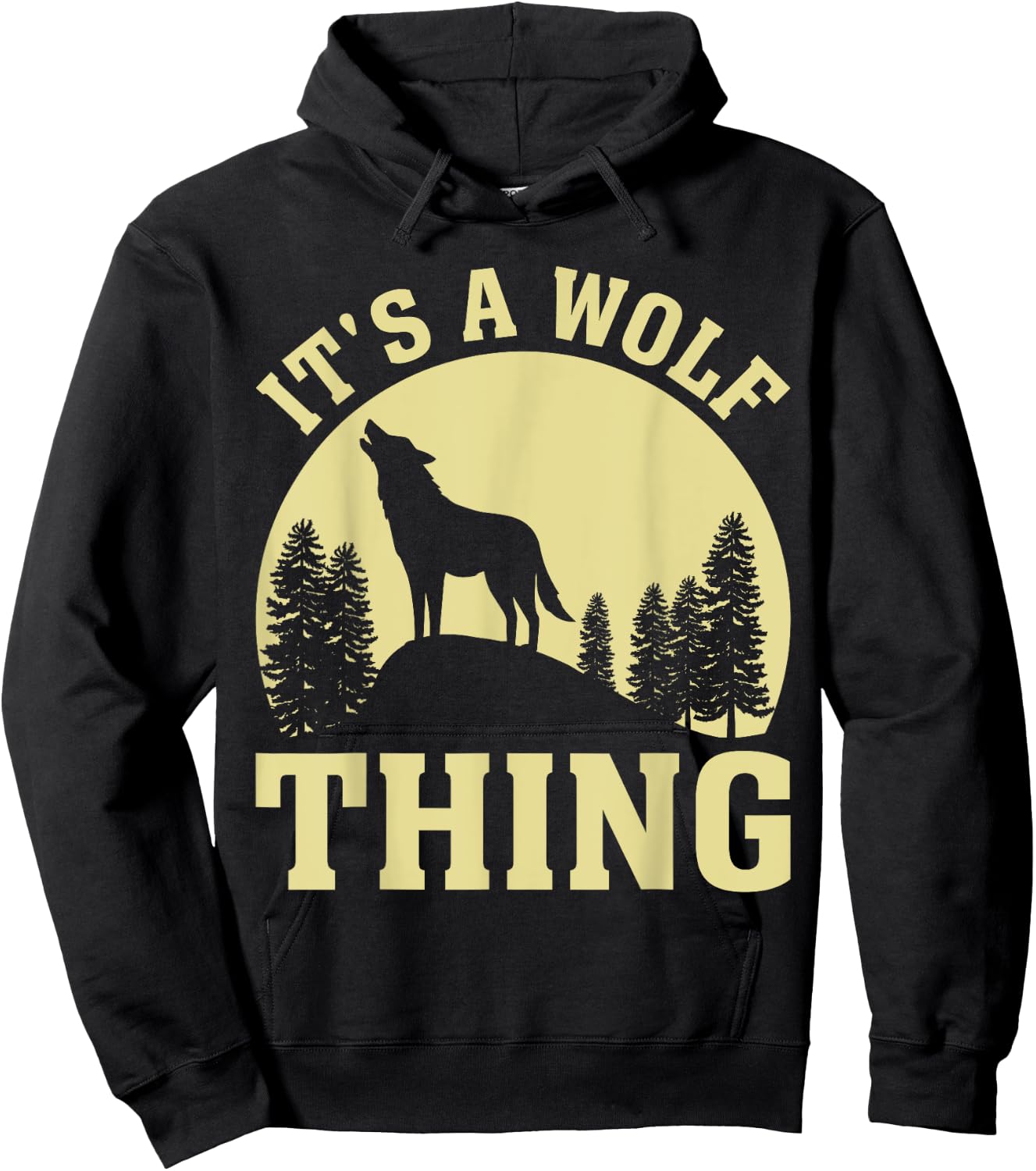 It's A Wolf Thing Hoodie - Hoodie | Black