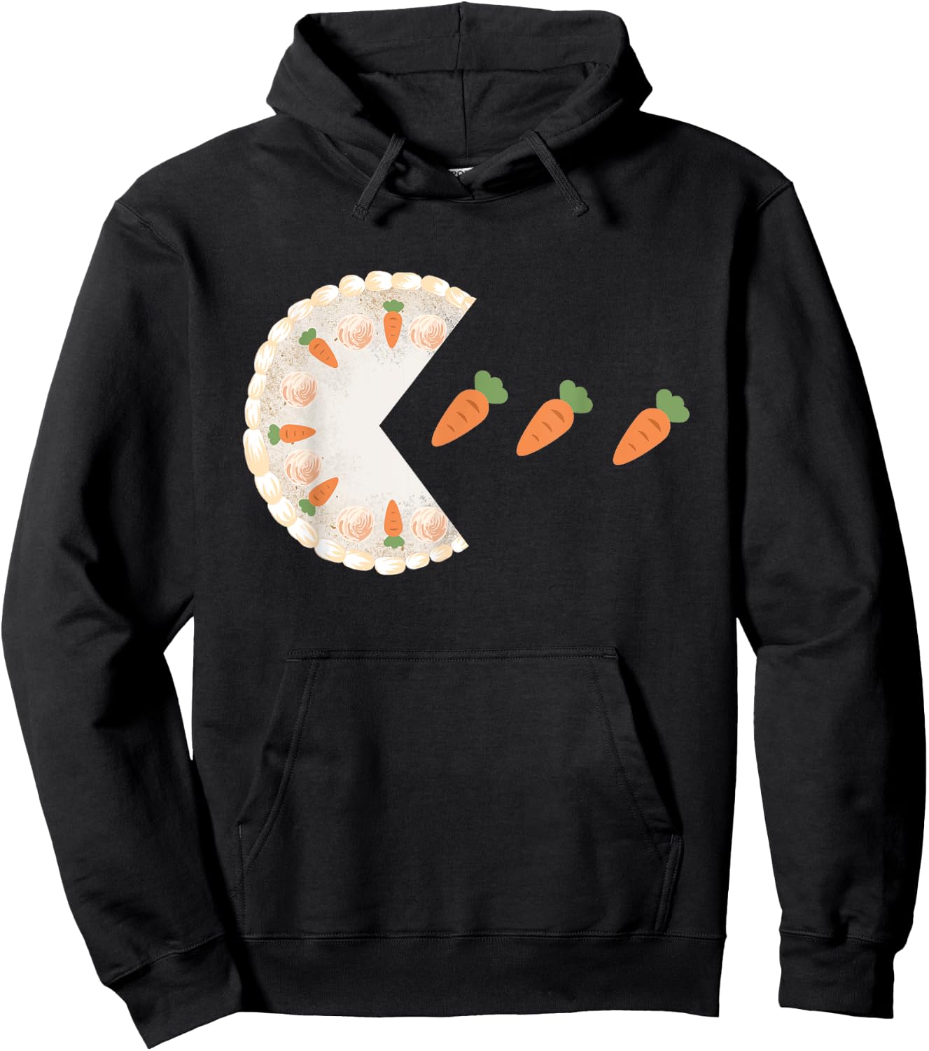 Carrot Cake Costume Cake Lover Carrot Cake Hoodie - Hoodie | Black