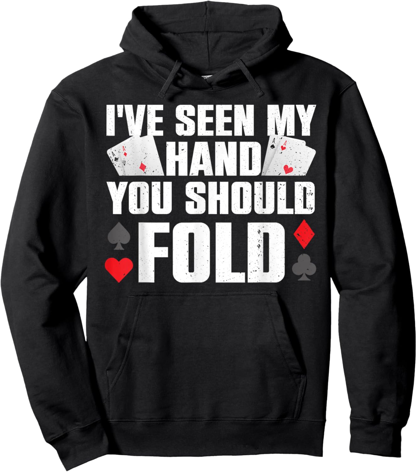 Funny Poker Player Art Women Gambler Casino Lover Hoodie - Hoodie | Black