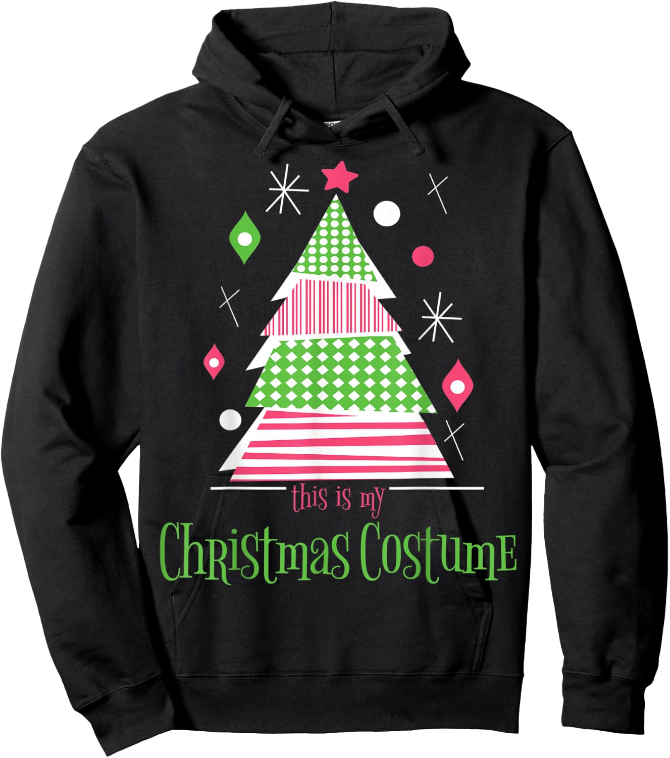 This Is My Christmas Costume Shirt 70s Costume 80s Costume Hoodie - Hoodie | Black