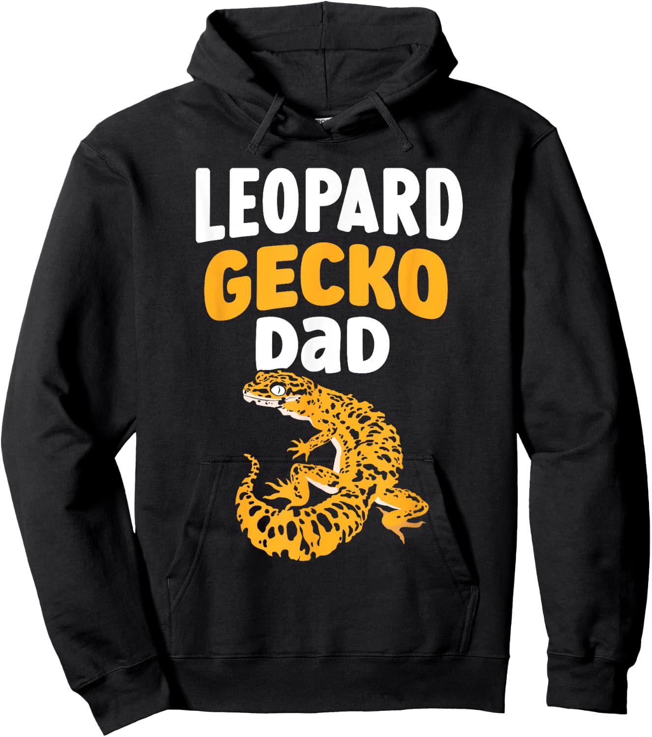Leopard Gecko Dad Lizard Geckos Owner Leopard Gecko Father Hoodie - Hoodie | Black
