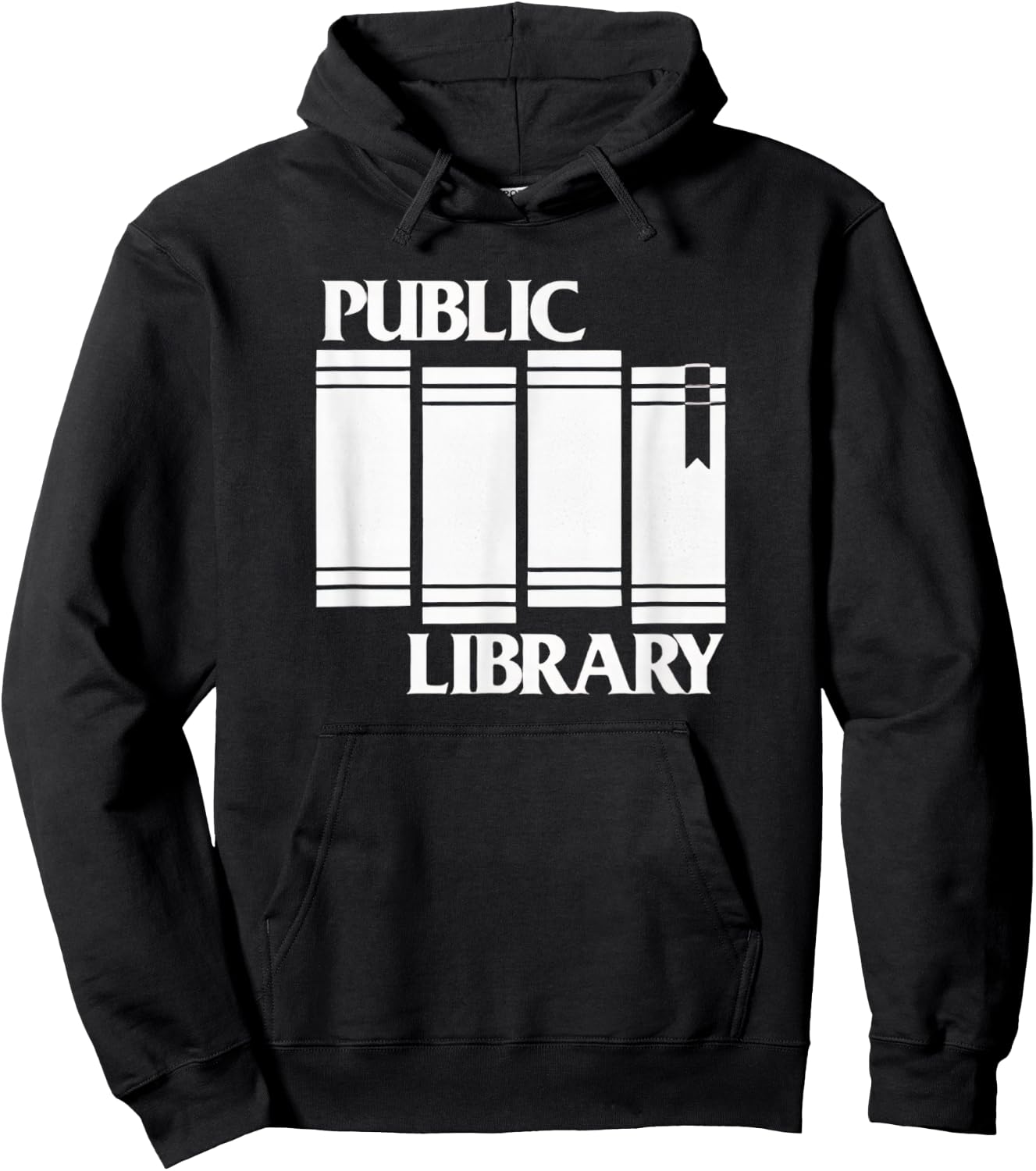 Public Library Punk Libraries Books Hoodie - Hoodie | Black