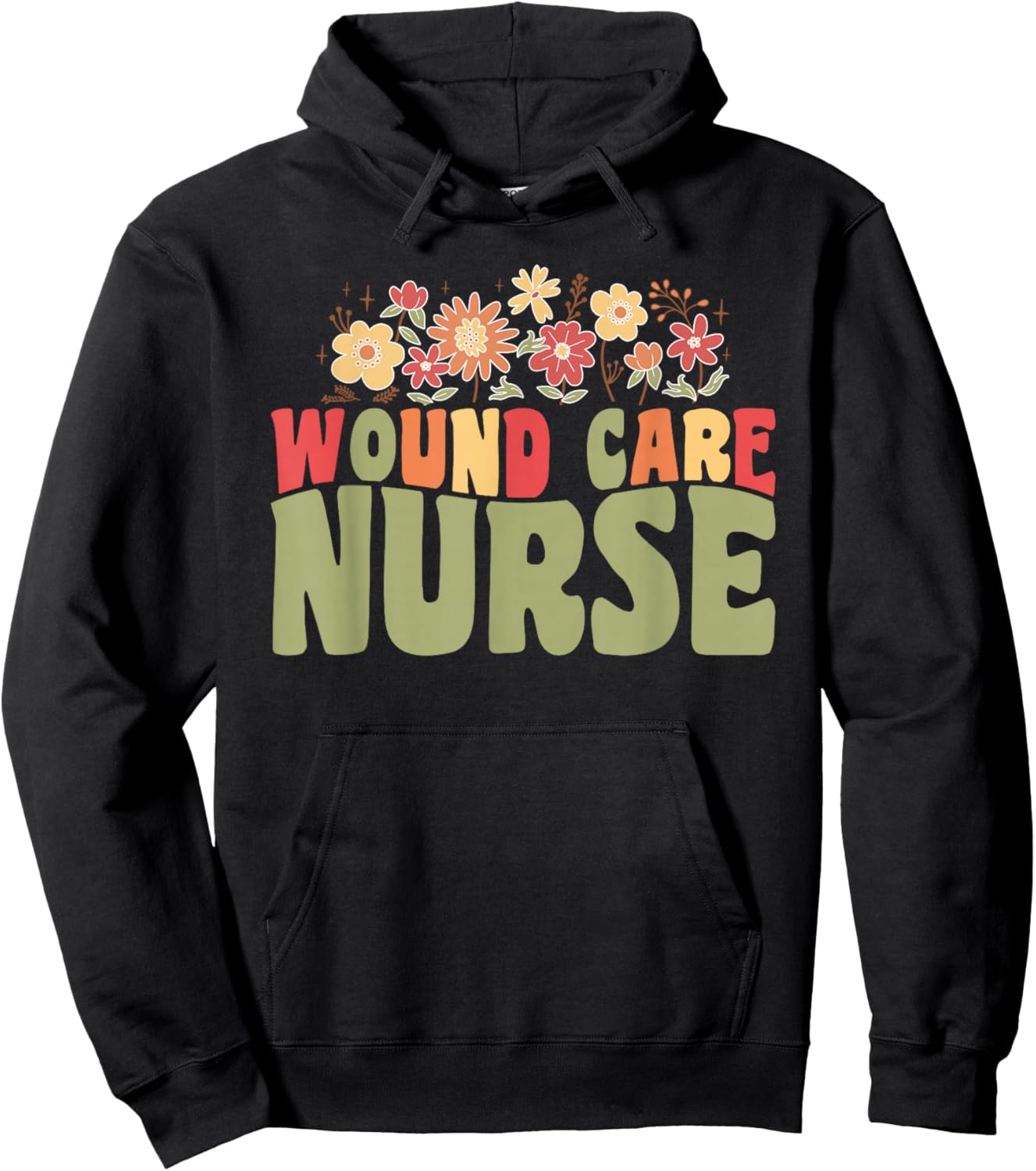Wound Care Nurse Hoodie - Hoodie | Black