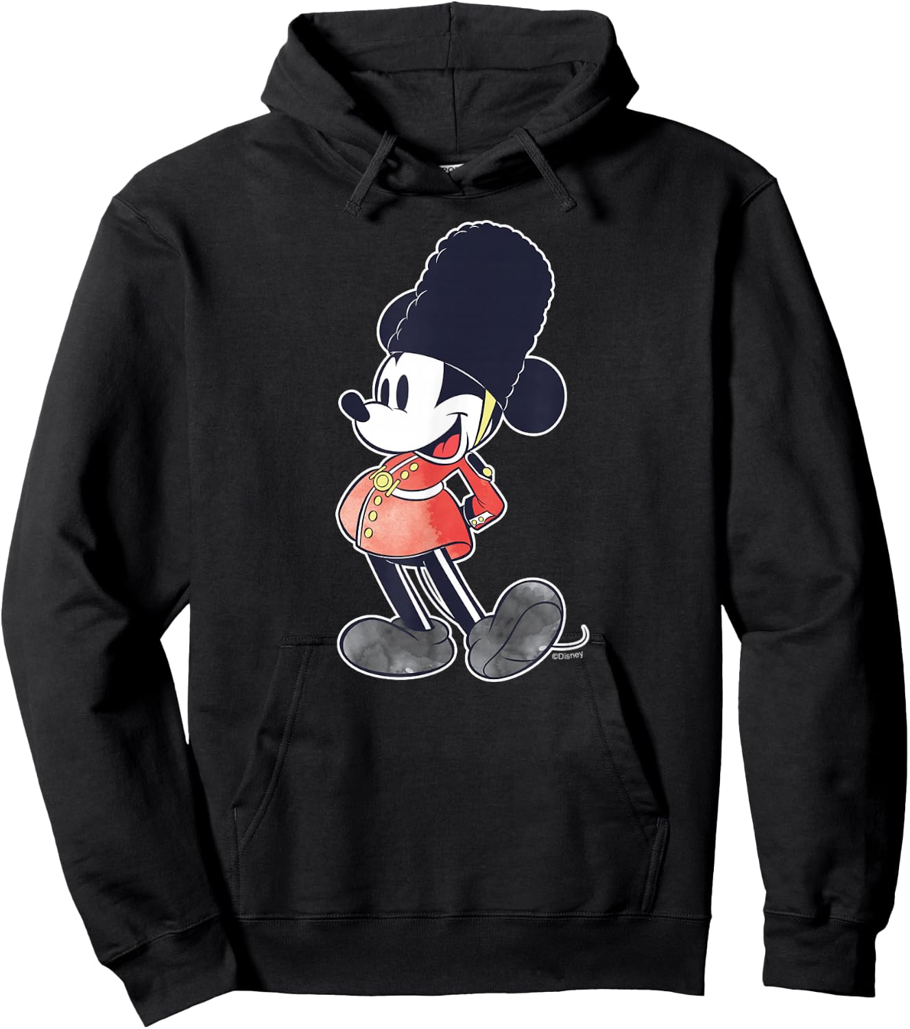 Disney Mickey Mouse King's Coronation 2023 Guard England UK Hoodie - Hoodie | Black