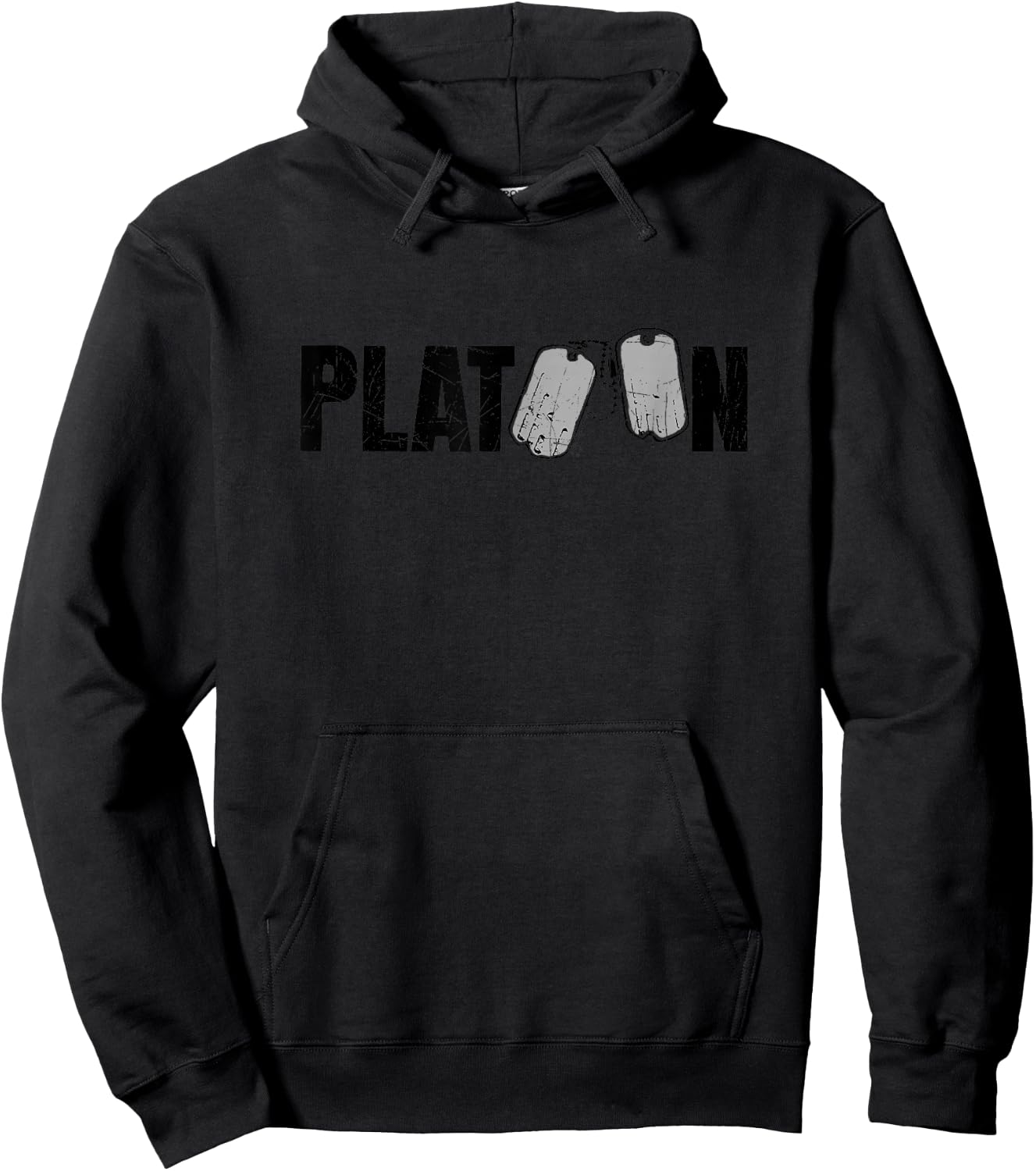 Platoon Logo Hoodie - Hoodie | Black