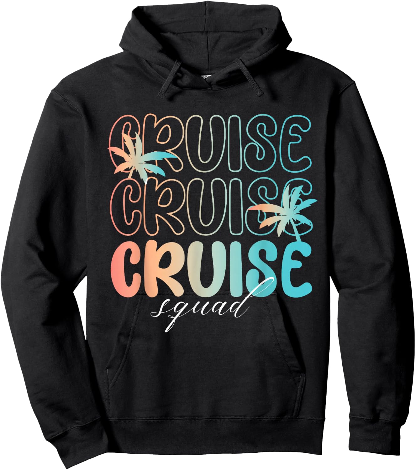 Cruise Squad 2026 Vacation Matching Family Hoodie - Hoodie | Black
