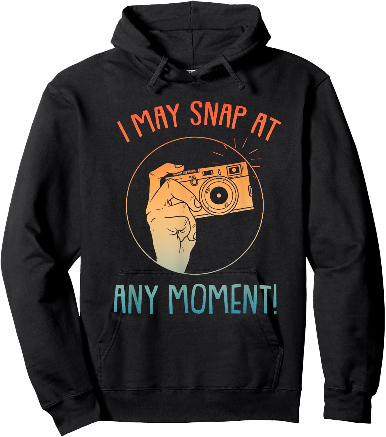 Funny Photography Art Women Camera Gag Photographer Hoodie - Hoodie | Black