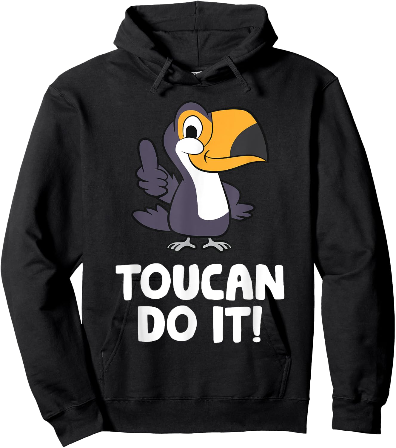 Toucan Do It Funny Toucan Bird Hoodie - Hoodie | Black