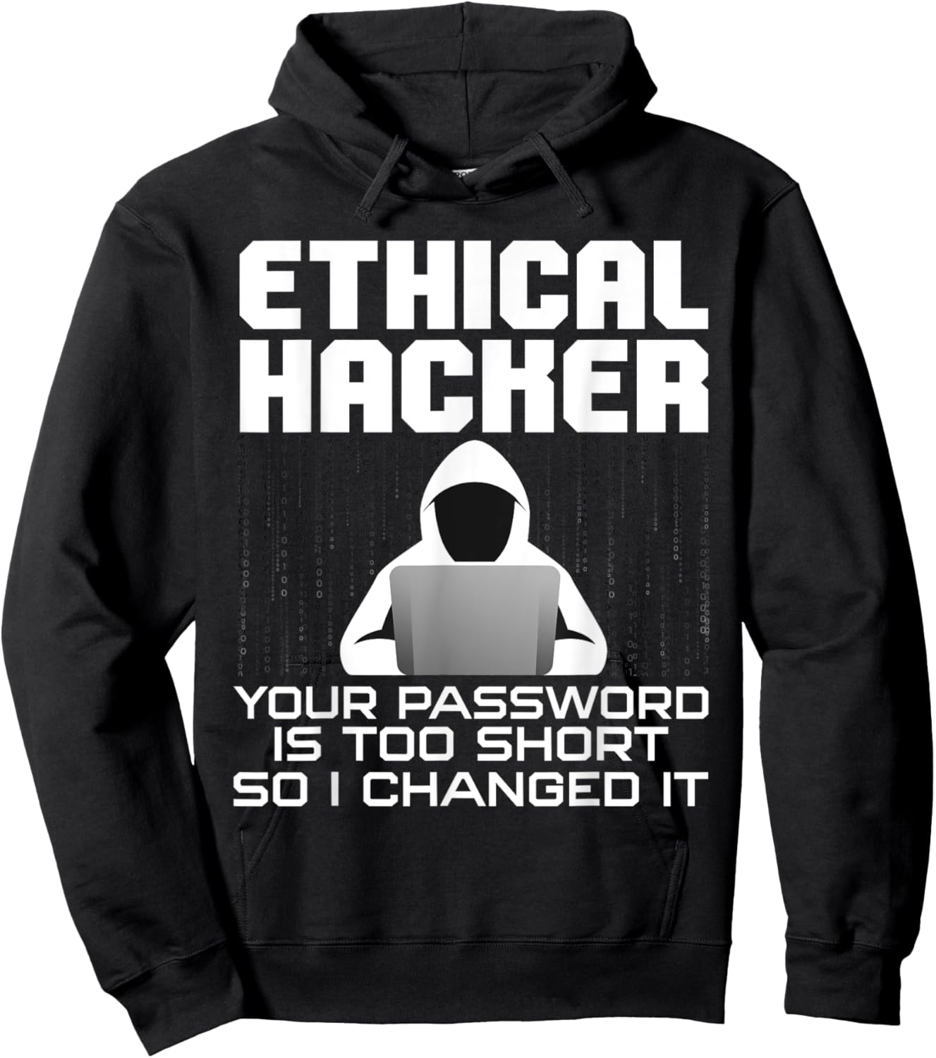 Funny Hacker Art Women Hacking Lover Computer Nerd Hoodie - Hoodie | Black