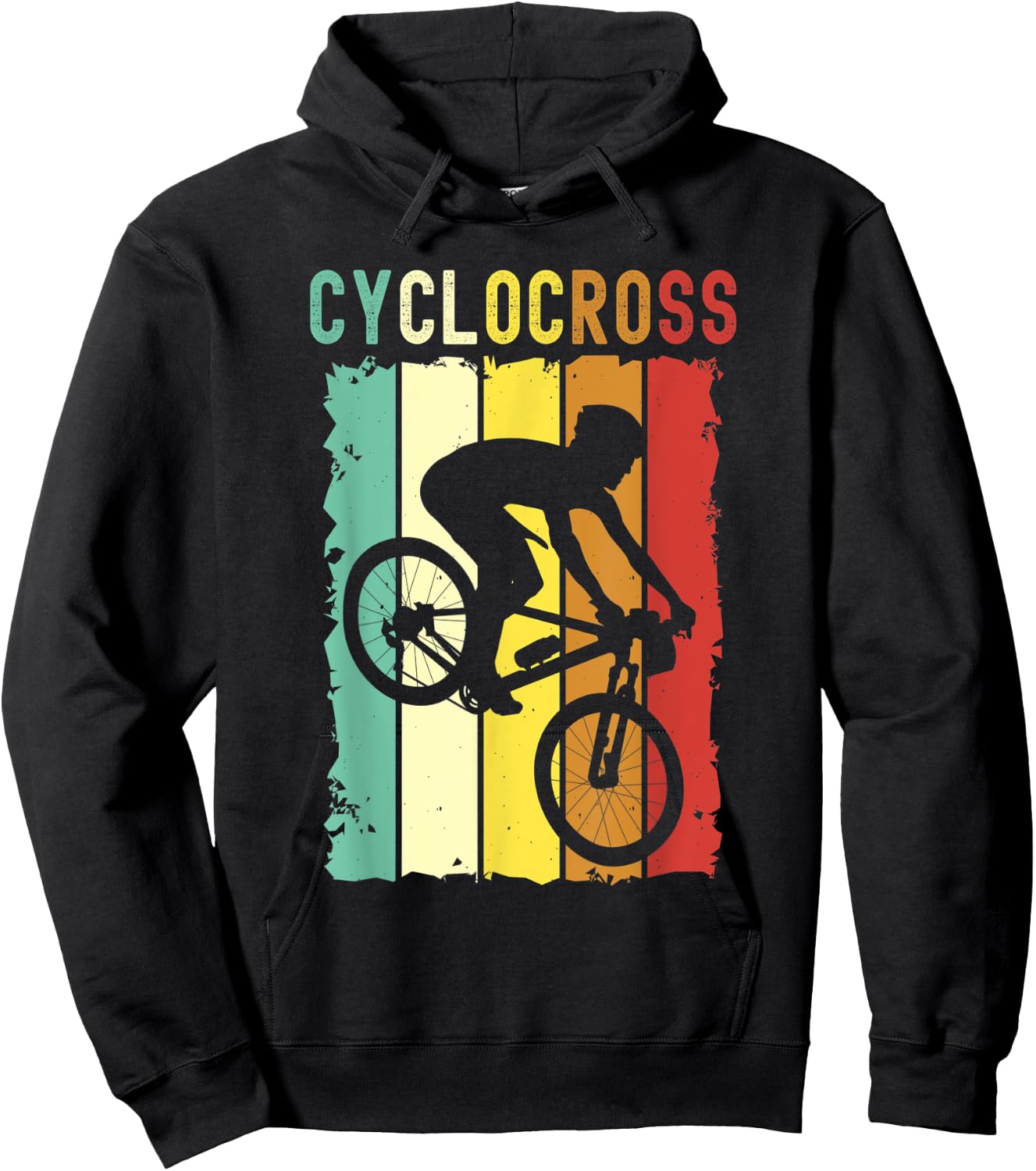 Cyclocross With Cyclocross Bicycle Hoodie - Hoodie | Black