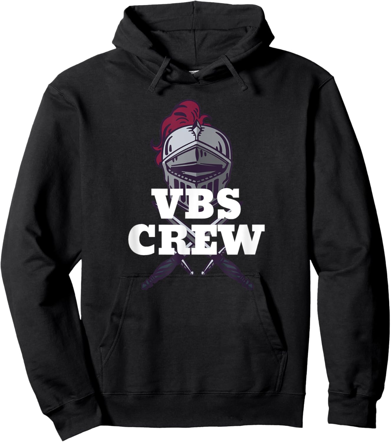 I Love VBS 2025 Knights Vacation Bible School Knight Hoodie - Hoodie | Black