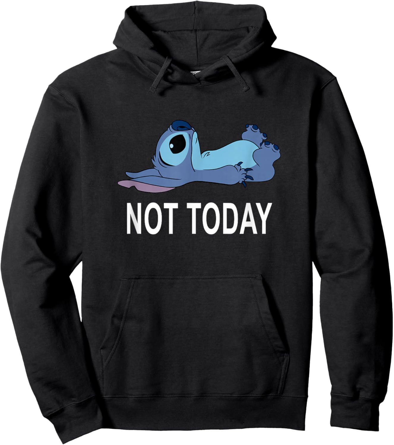Disney Lilo & Stitch Not Today Tired Pose Cute Toddler Hoodie - Hoodie | Black