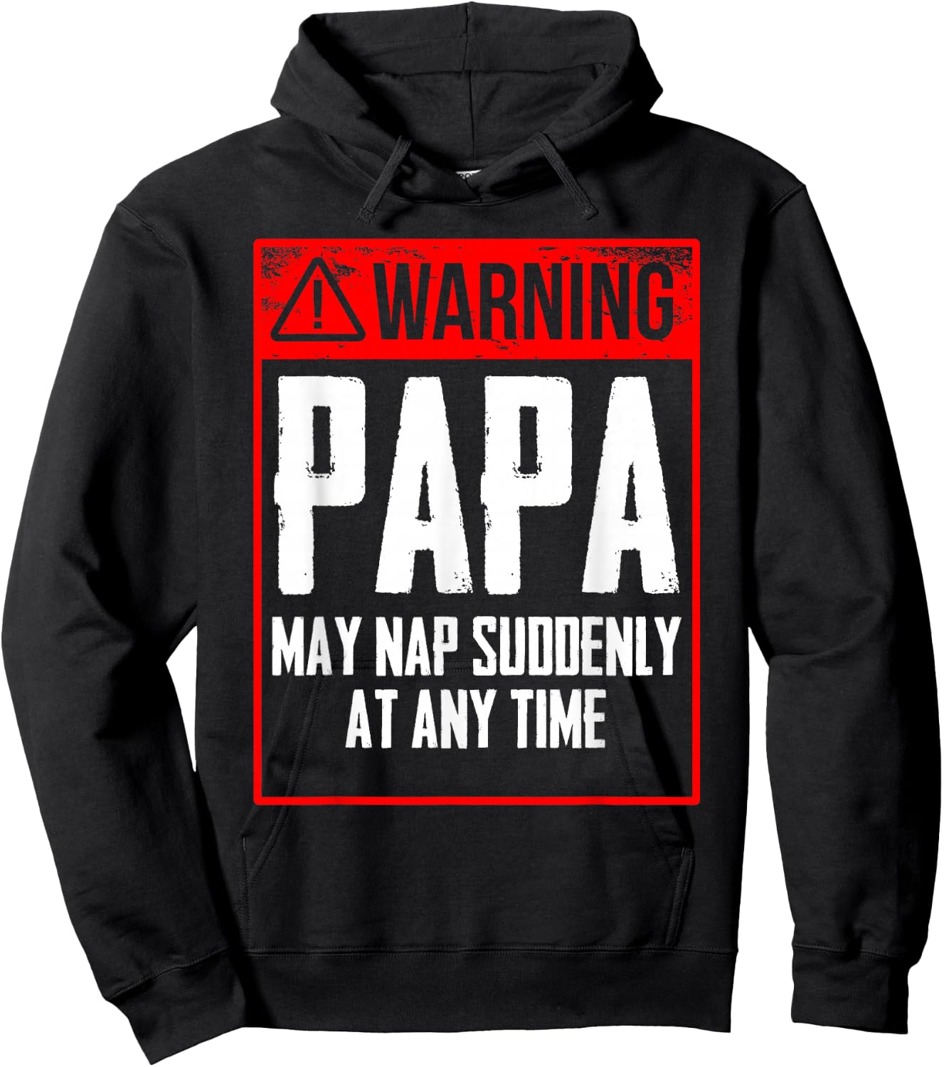 Funny Sleep Father Daddy Papa Sleepy Nap Time Hoodie - Hoodie | Black