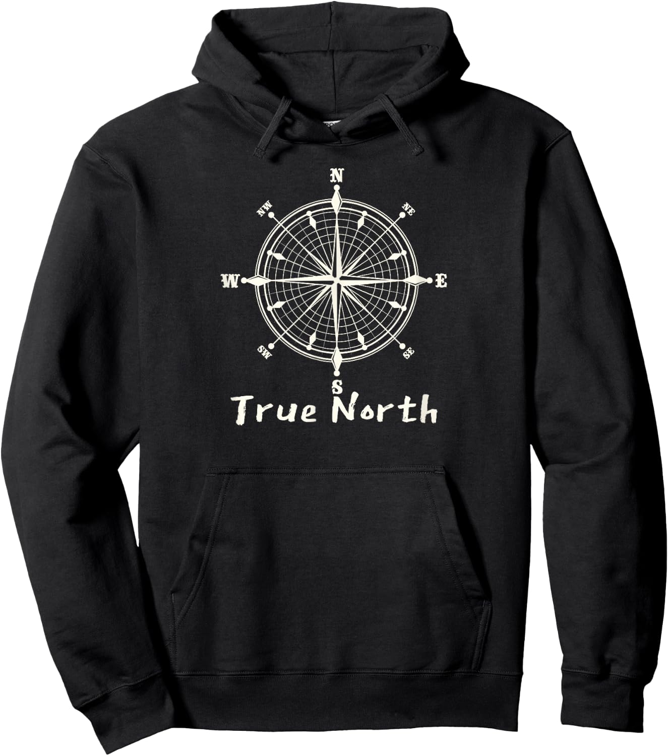 Only You True North Compass Exploration Hoodie - Hoodie | Black