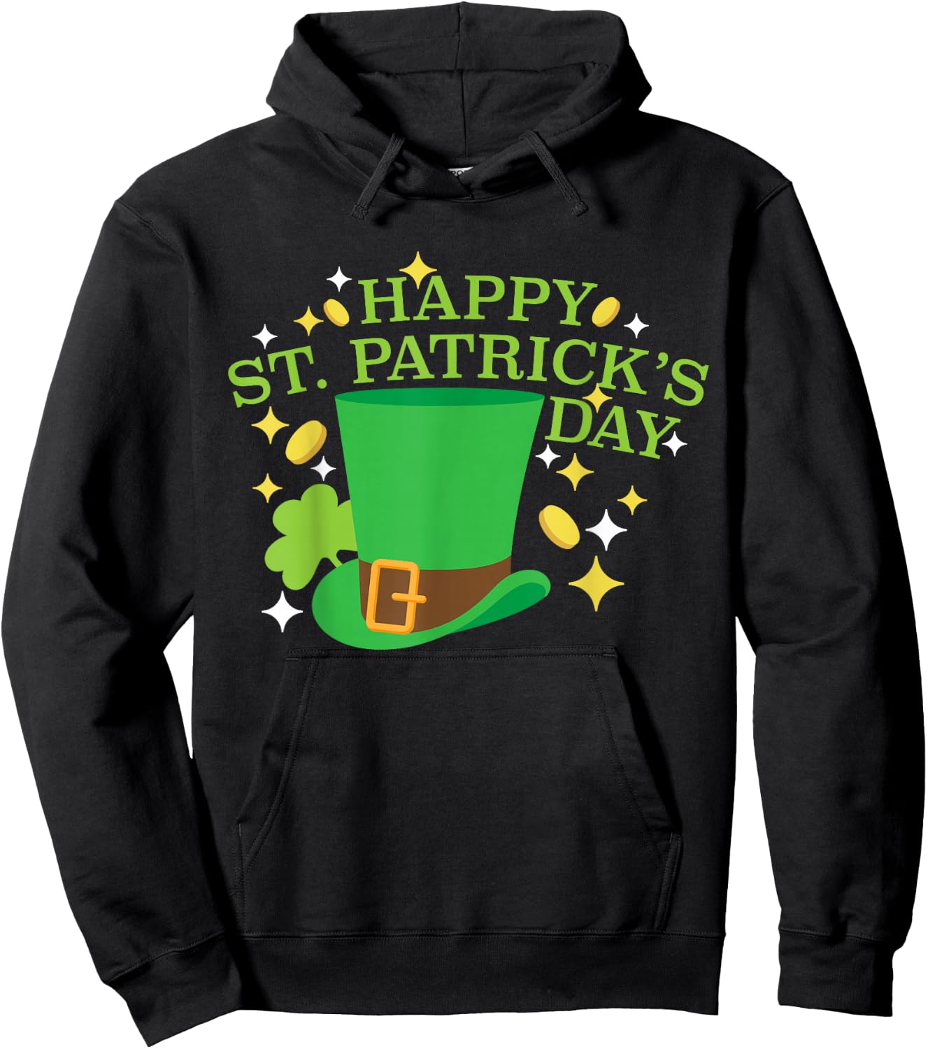 Leprechaun's Choice Happy St. Patrick's Day Paddy's Gear Fun Hoodie - Hoodie | Black