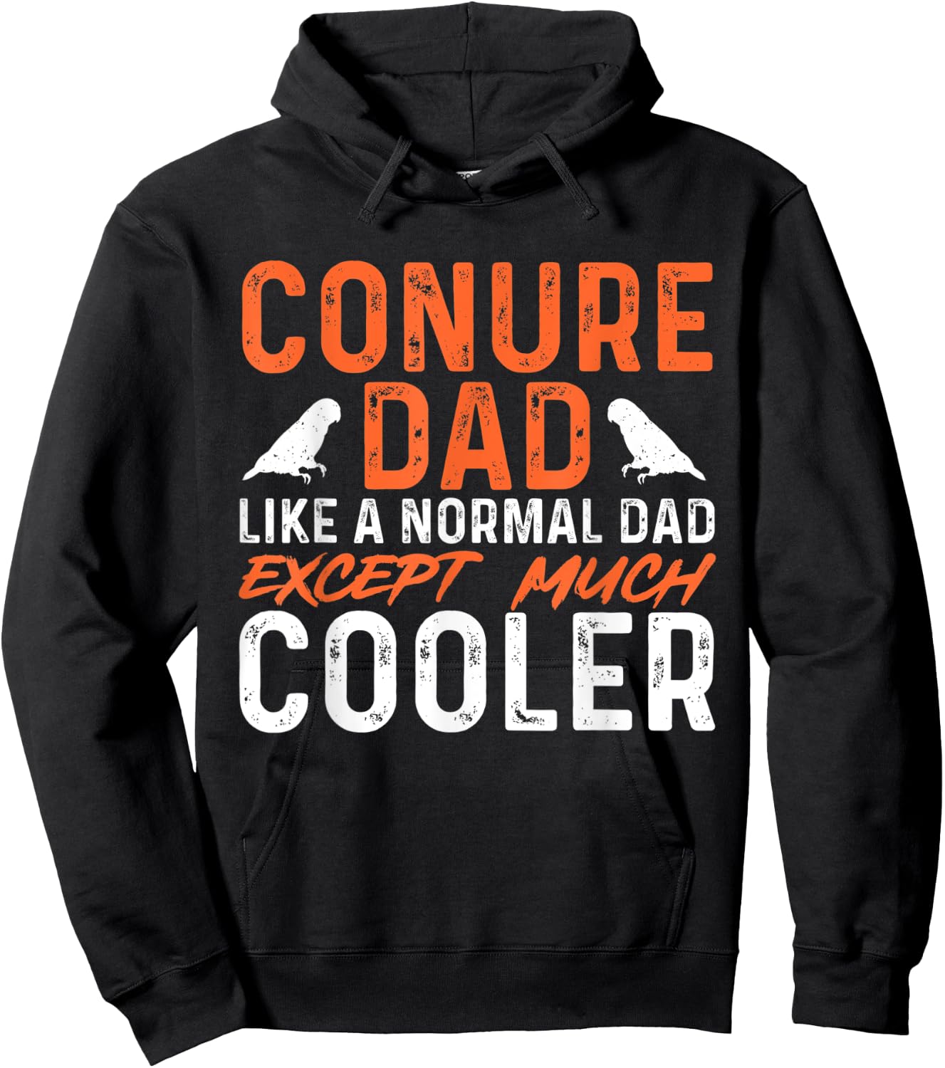 Sun Conure Dad Parrot Bird Conure Hoodie - Hoodie | Black