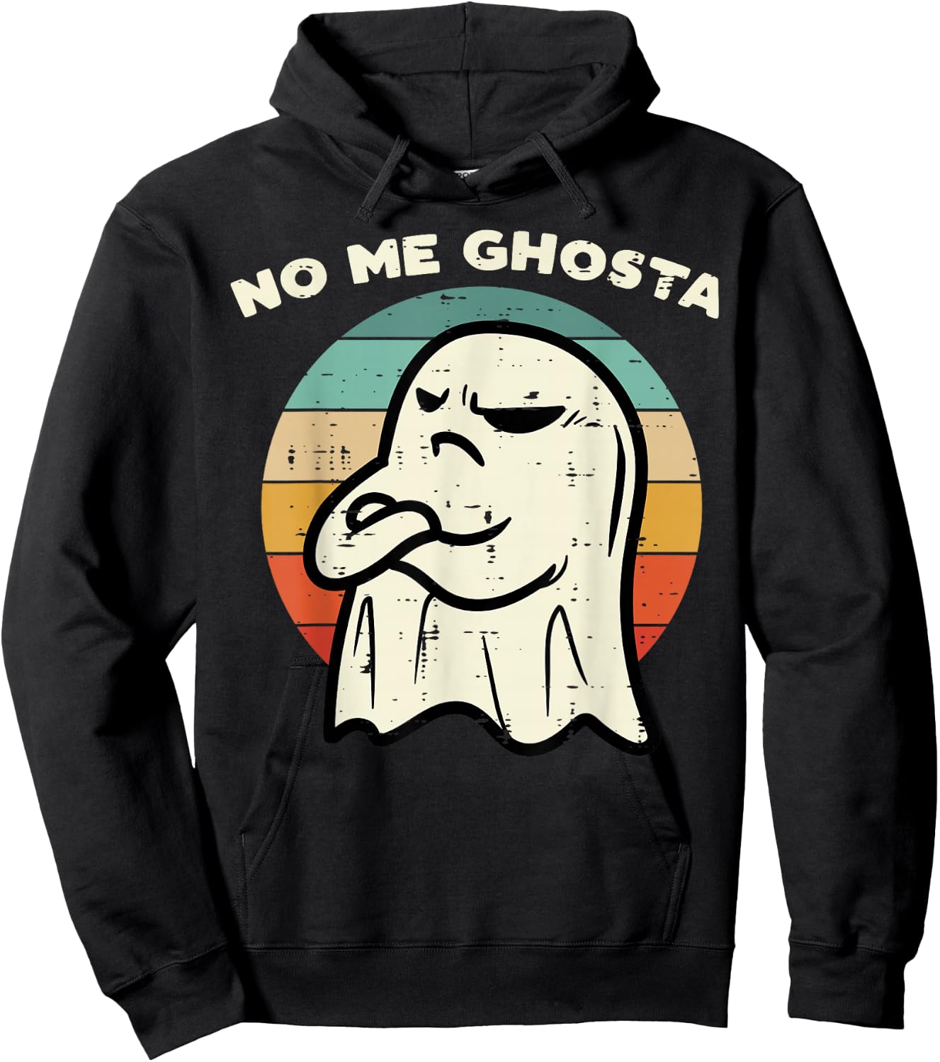 No Me Ghosta Funny Ghost Mexican Halloween Men Women Kids Hoodie - Hoodie | Black