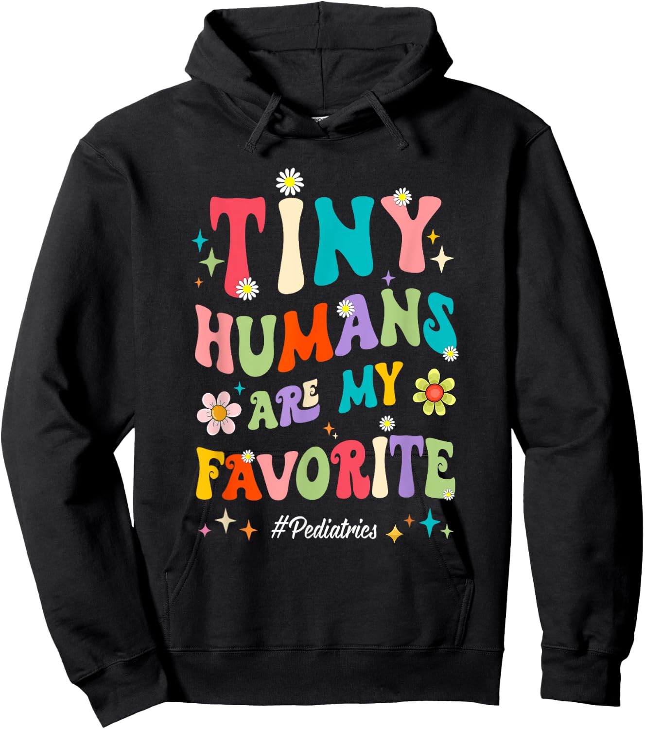 Nicu Pediatric Nurse Future Peds Nurse Nursing School Groovy Hoodie - Hoodie | Black