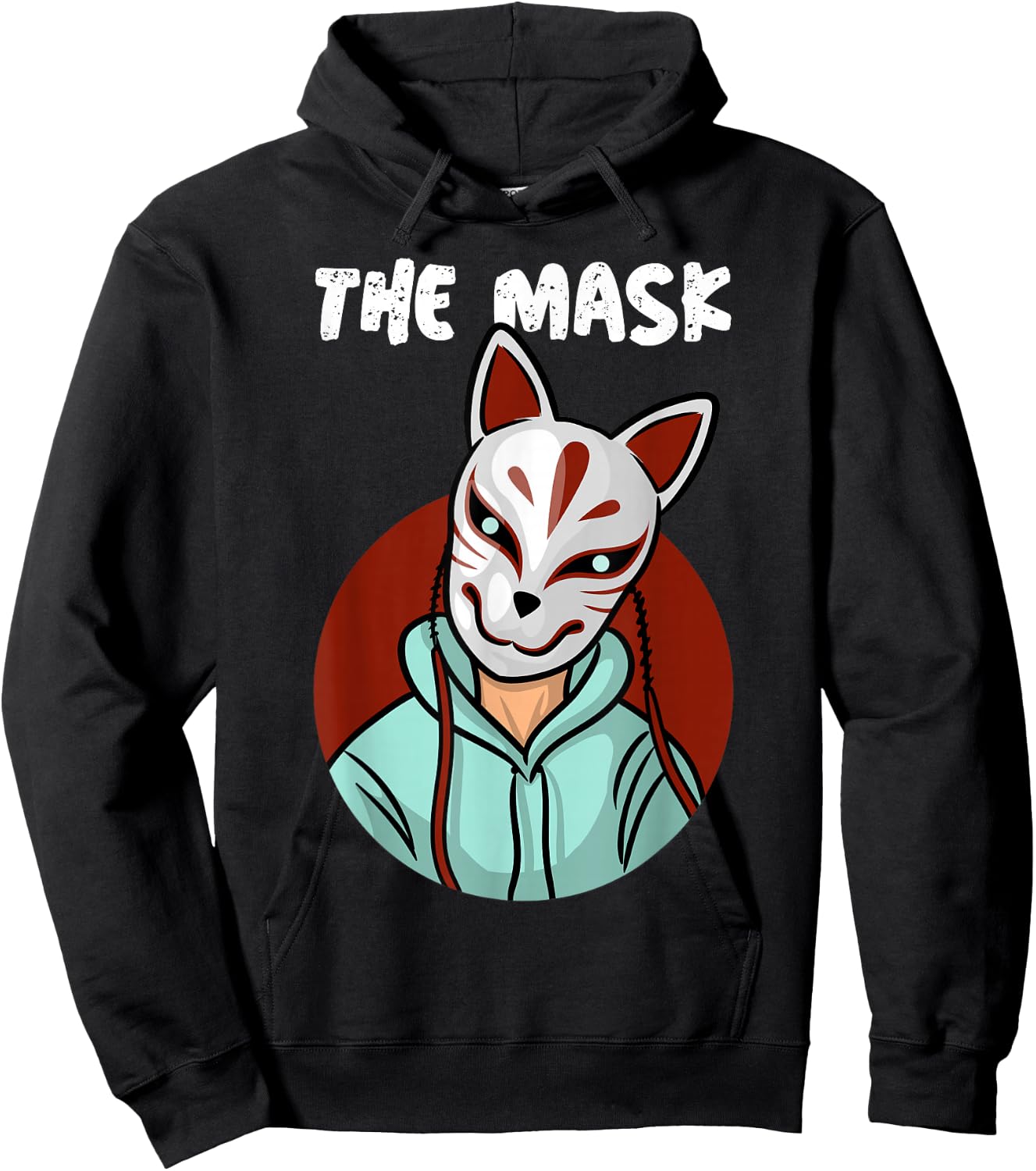 Kitsune the Japanese Nine Tailed Fox Hoodie - Hoodie | Black