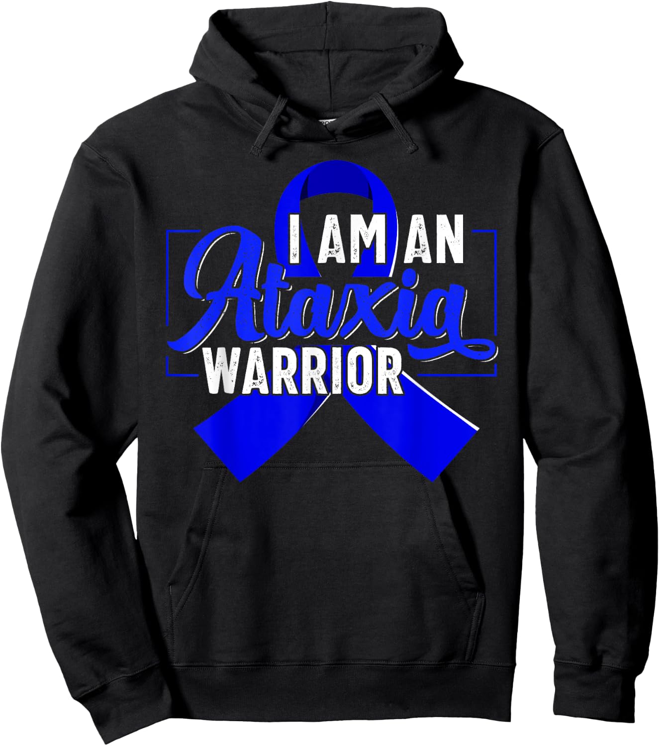 I Am An Ataxia Warrior Ataxia Awareness Hoodie - Hoodie | Black