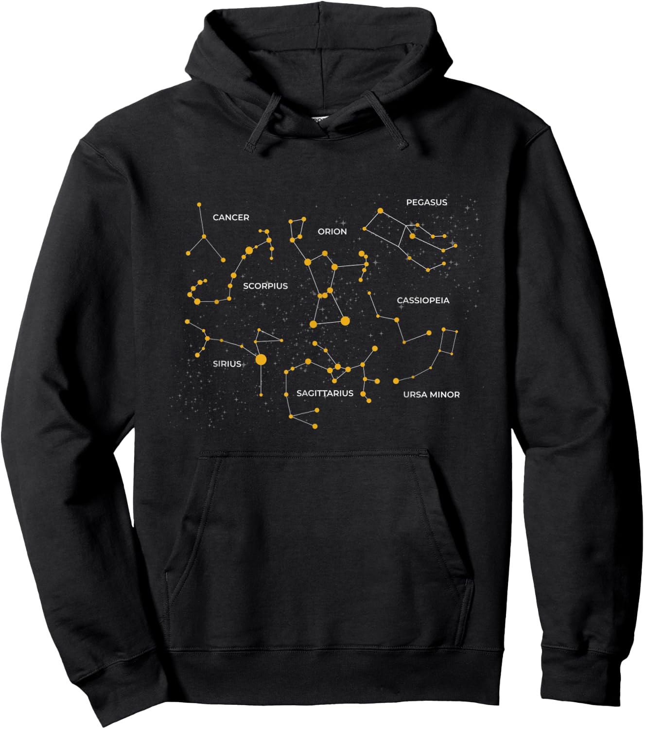 Constellations I Planets Moon Landing Universe Universe Hoodie - Hoodie | Black