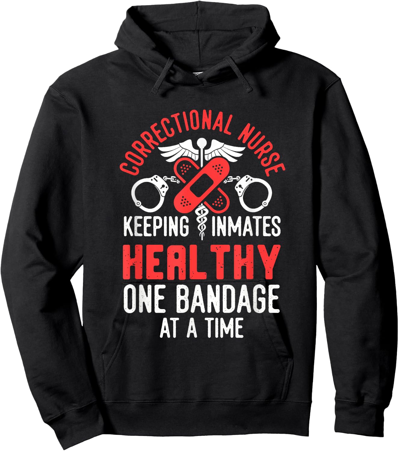 Correctional Nurse Nursing Correction Officer Hoodie - Hoodie | Black