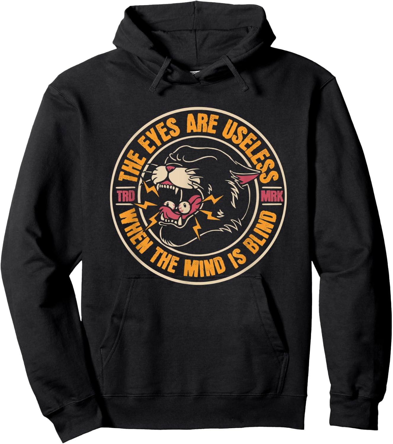 Panther American Traditional Tattoo Ink Old School Flash Hoodie - Hoodie | Black