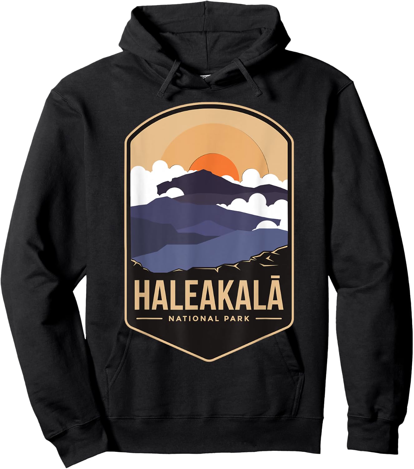 Haleakala National Park 1961 Hawaii Hoodie - Hoodie | Black