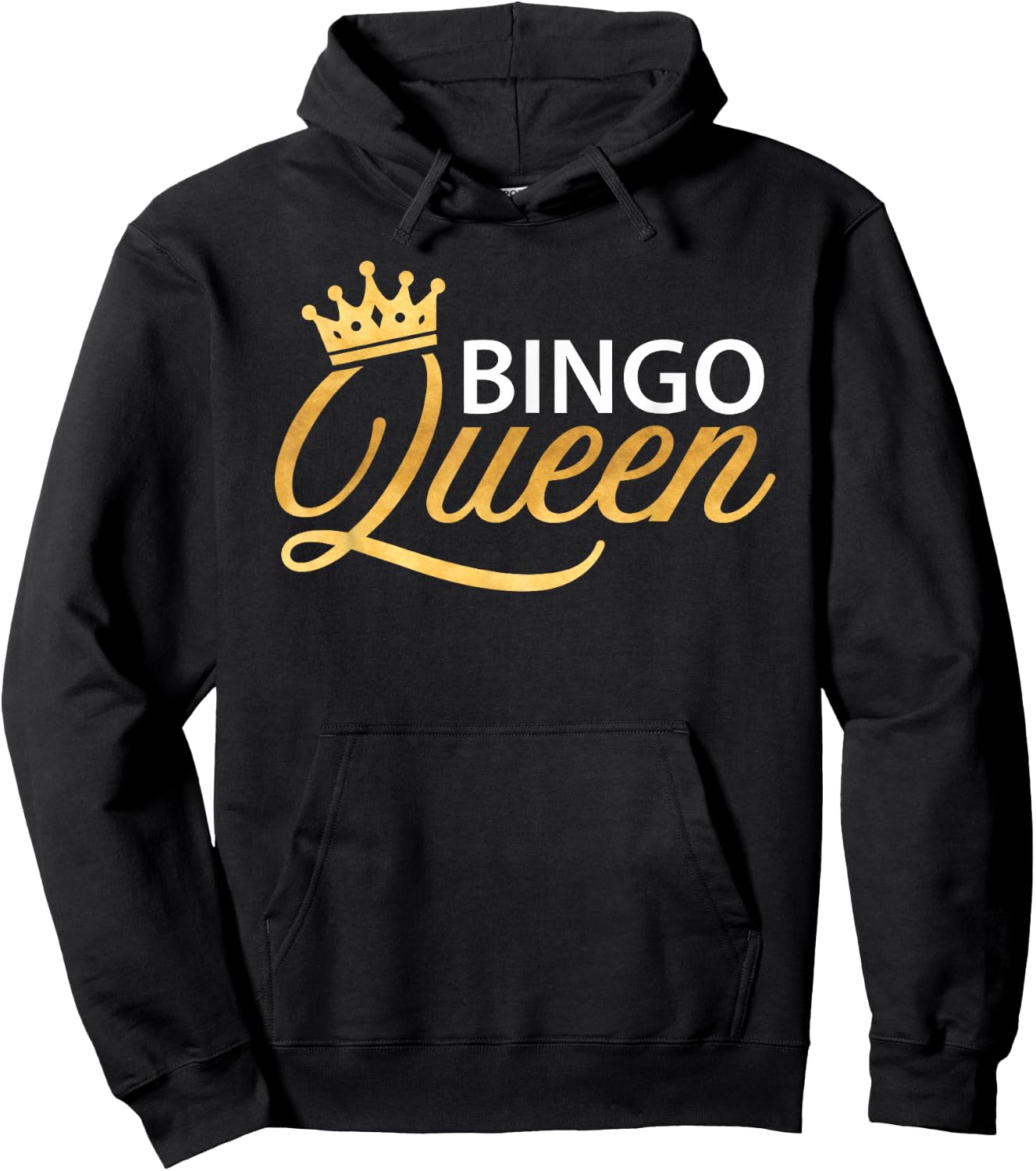Bingo Queen Bingo Shirt Bingo Player Funny Women Hoodie - Hoodie | Black