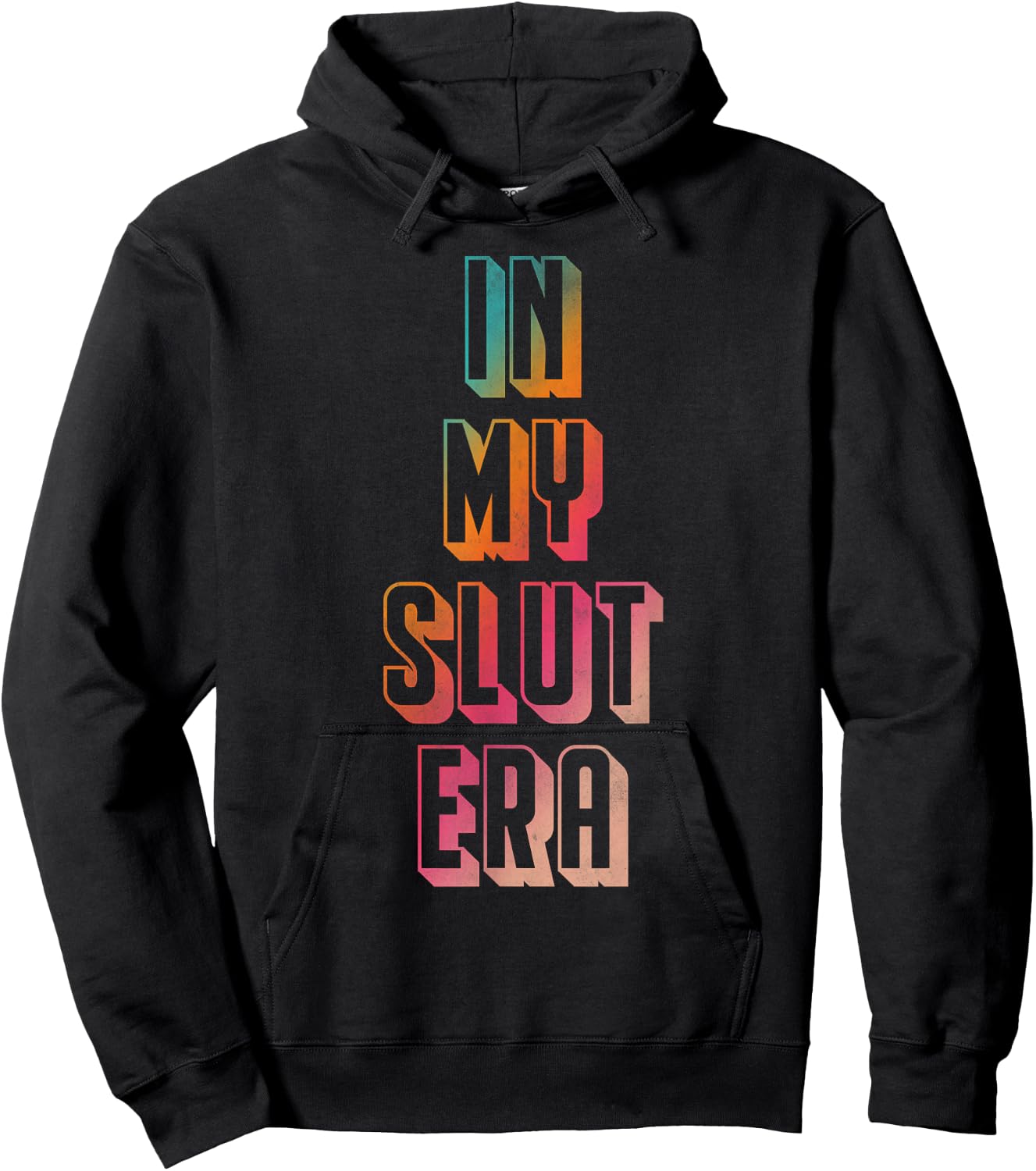In my slut era Hoodie - Hoodie | Black