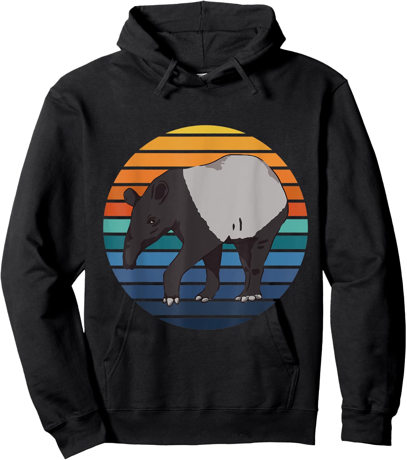 Malayan Tapir Animal Zoo Keeper Hoodie - Hoodie | Black
