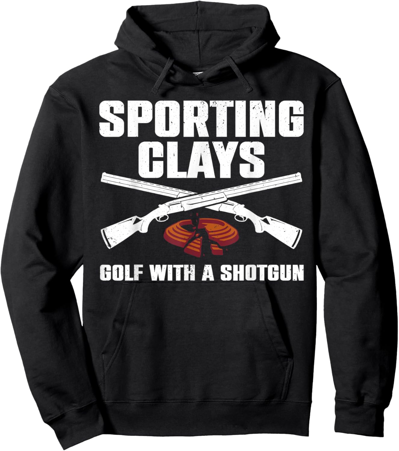 Cool Trap Shooting Women Skeet Clay Target Shooter Hoodie - Hoodie | Black