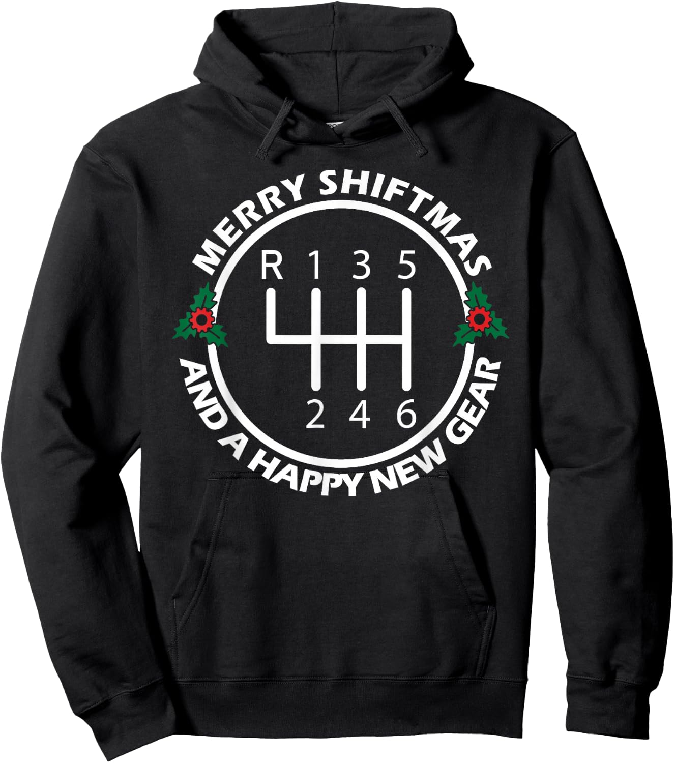 Car Guy Christmas Funny Auto Racing Mechanic Manual Carguy Hoodie - Hoodie | Black