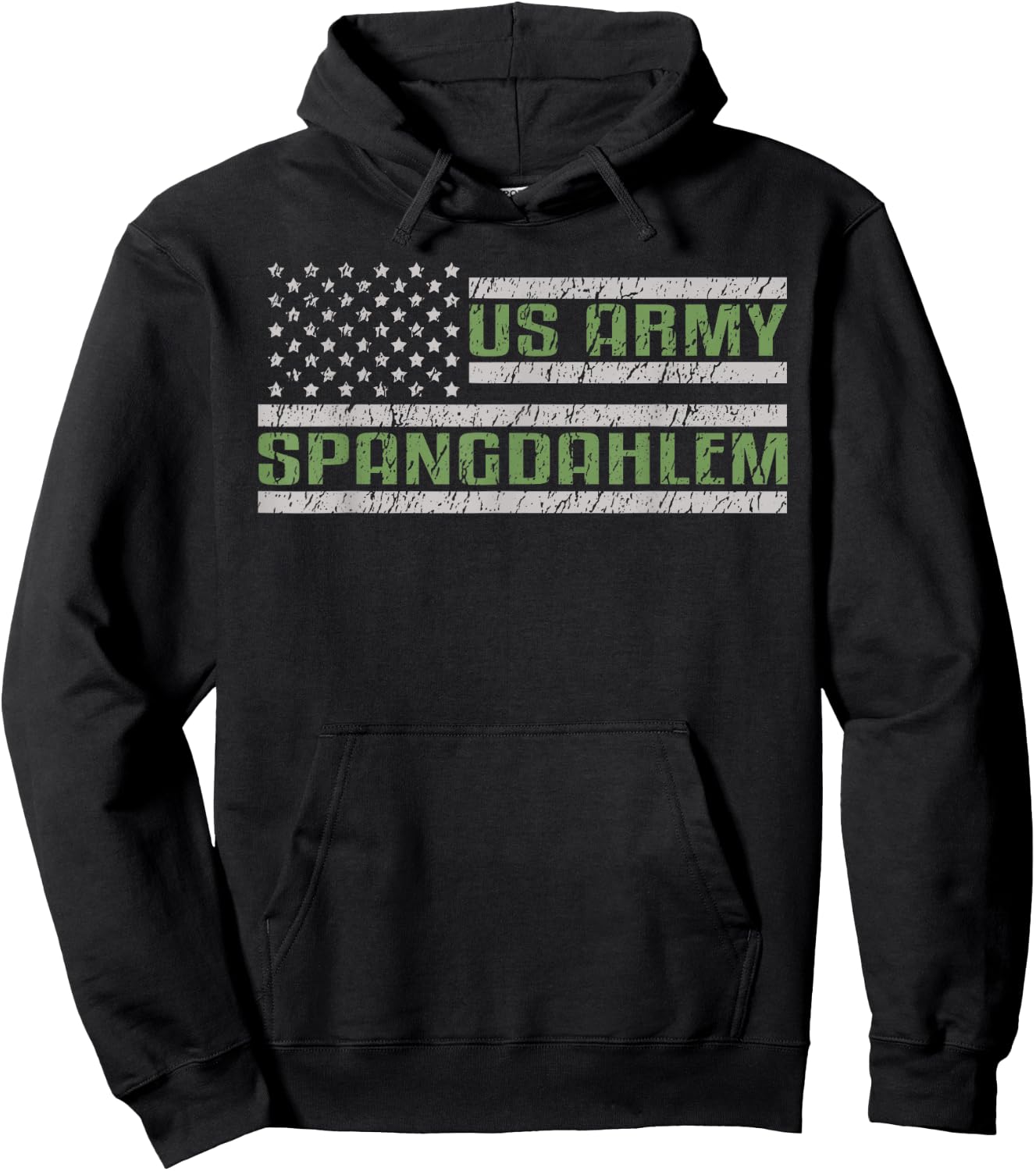 Spangdahlem US Military Installation Army Base Hoodie - Hoodie | Black