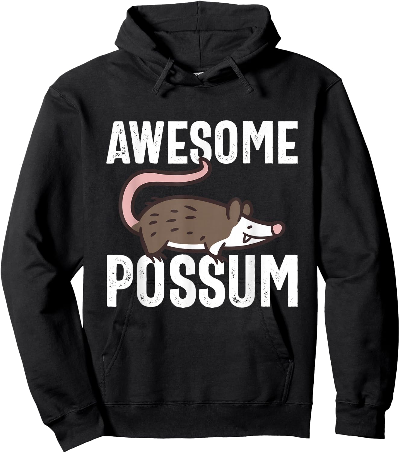 Awesome Possum I Love Possums Lover Awesome Opossum Hoodie - Hoodie | Black