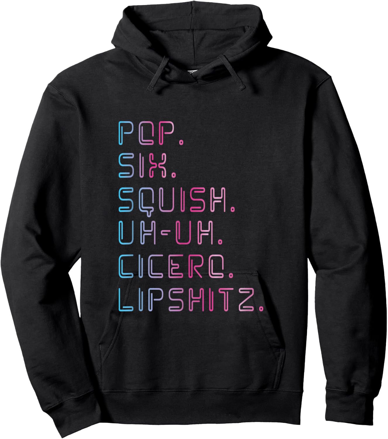 Pop six squish Musical Lover Actor Stage Hoodie - Hoodie | Black