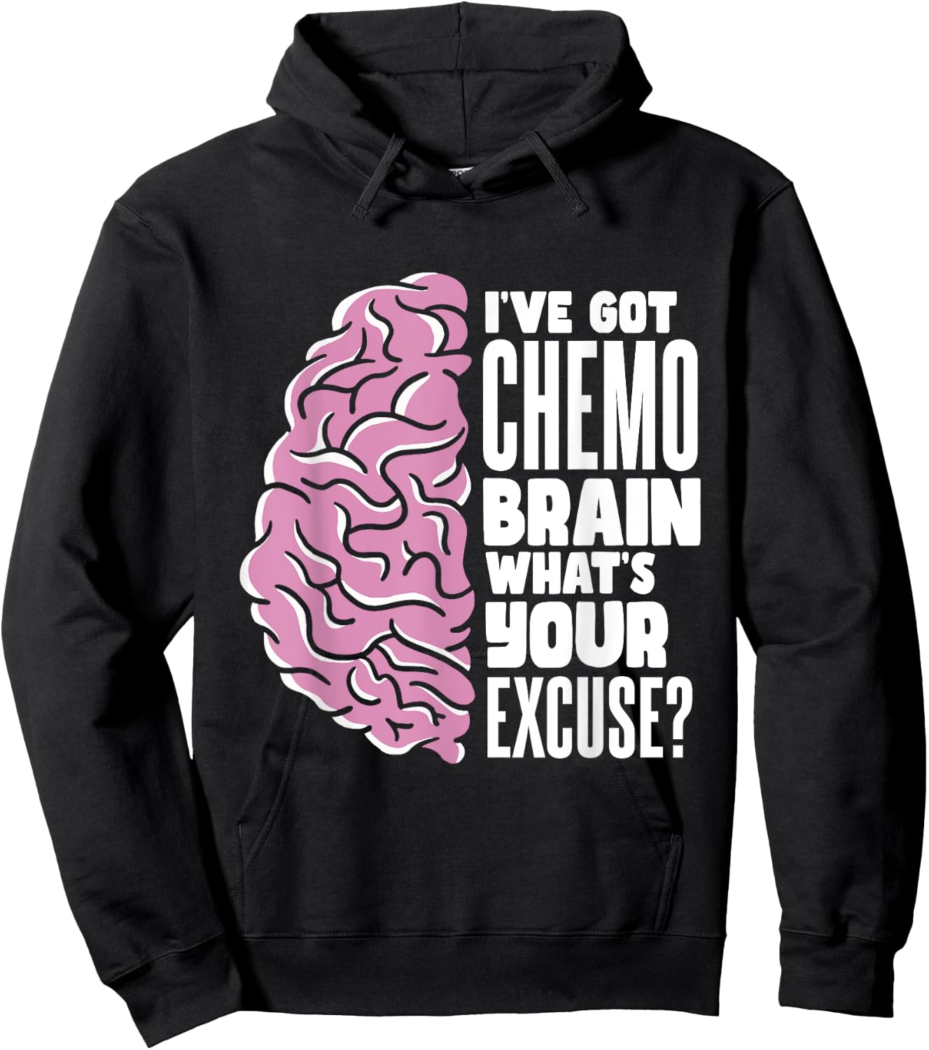 Radiation Therapy Fighter Chemo Brain Hoodie - Hoodie | Black