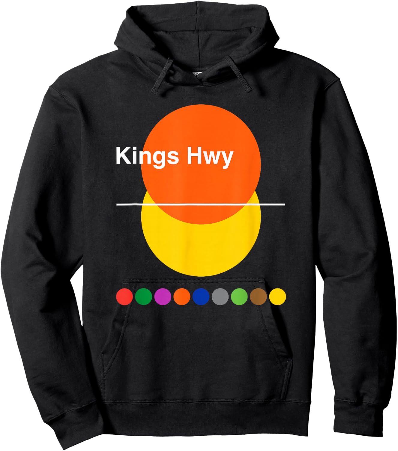 Kings Highway - Brooklyn - Midwood / Sheepshead Bay Hoodie - Hoodie | Black