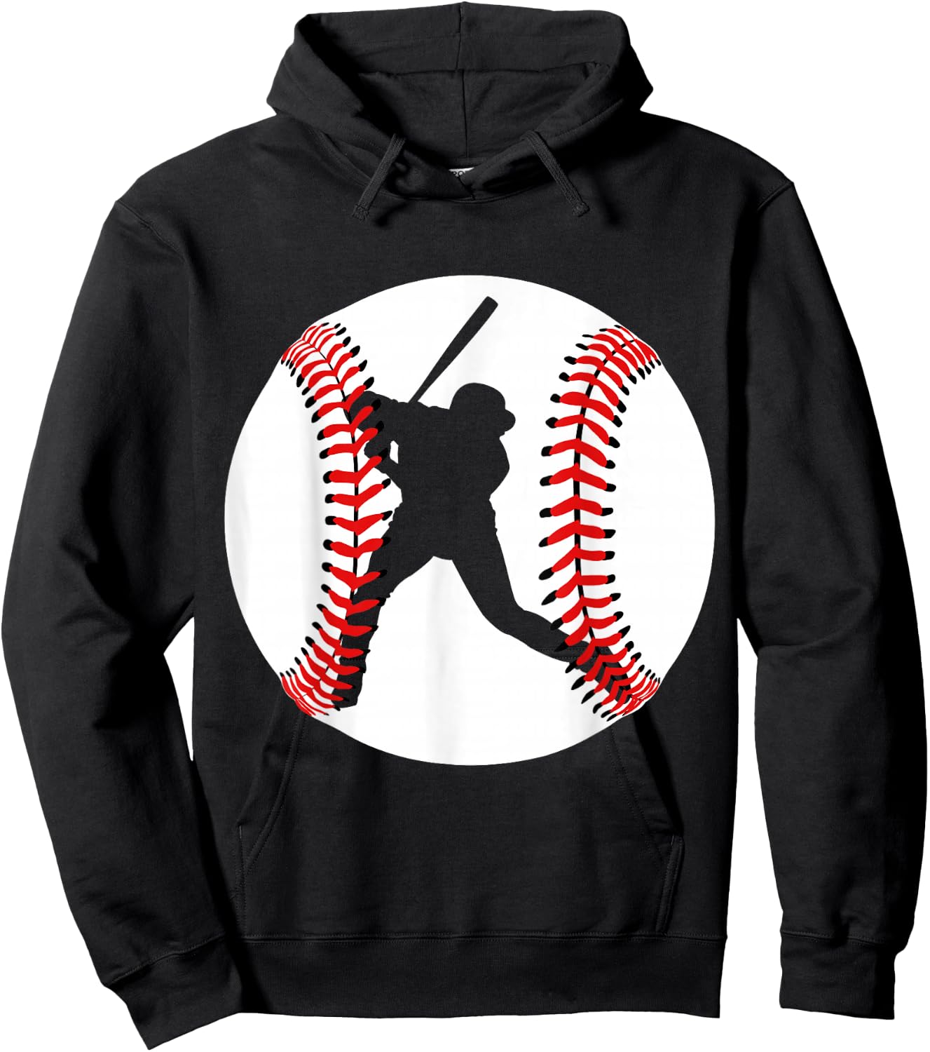 Cool Baseball Player Hoodie - Hoodie | Black