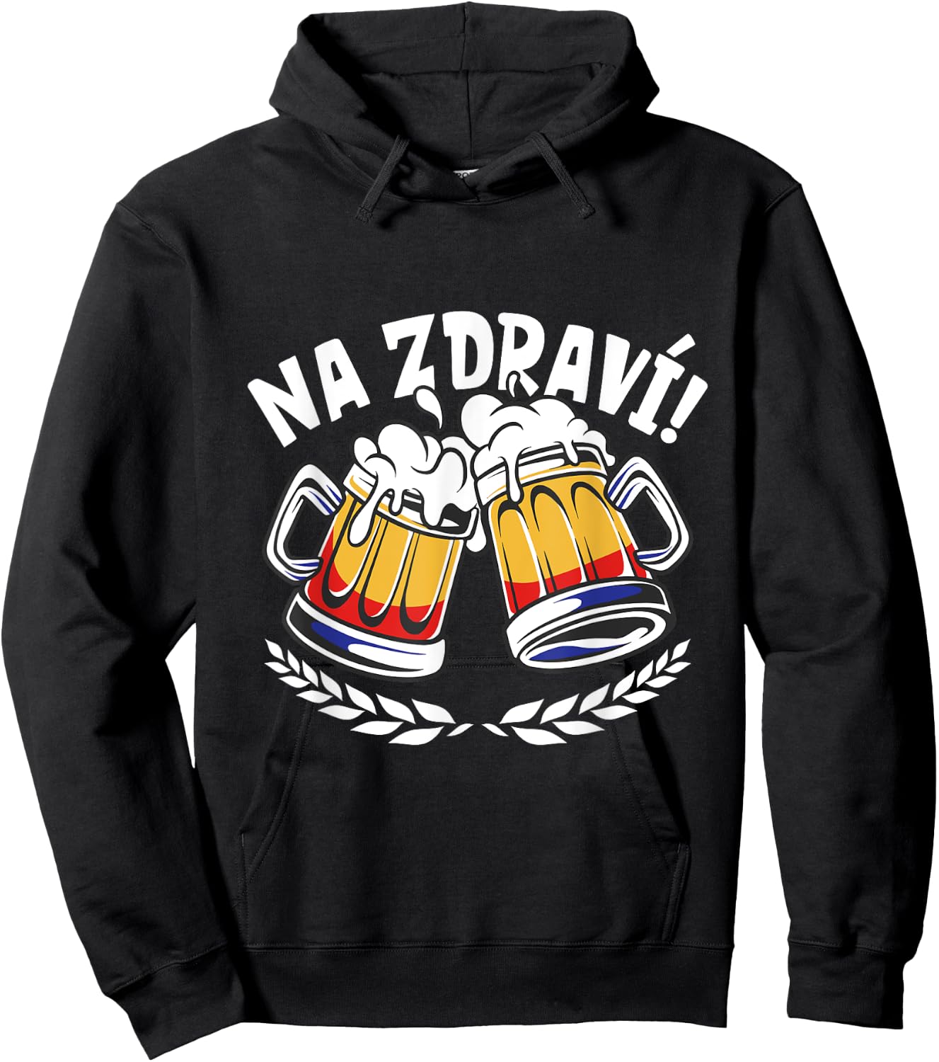 Na Zdravi - Czech toast Hoodie - Hoodie | Black