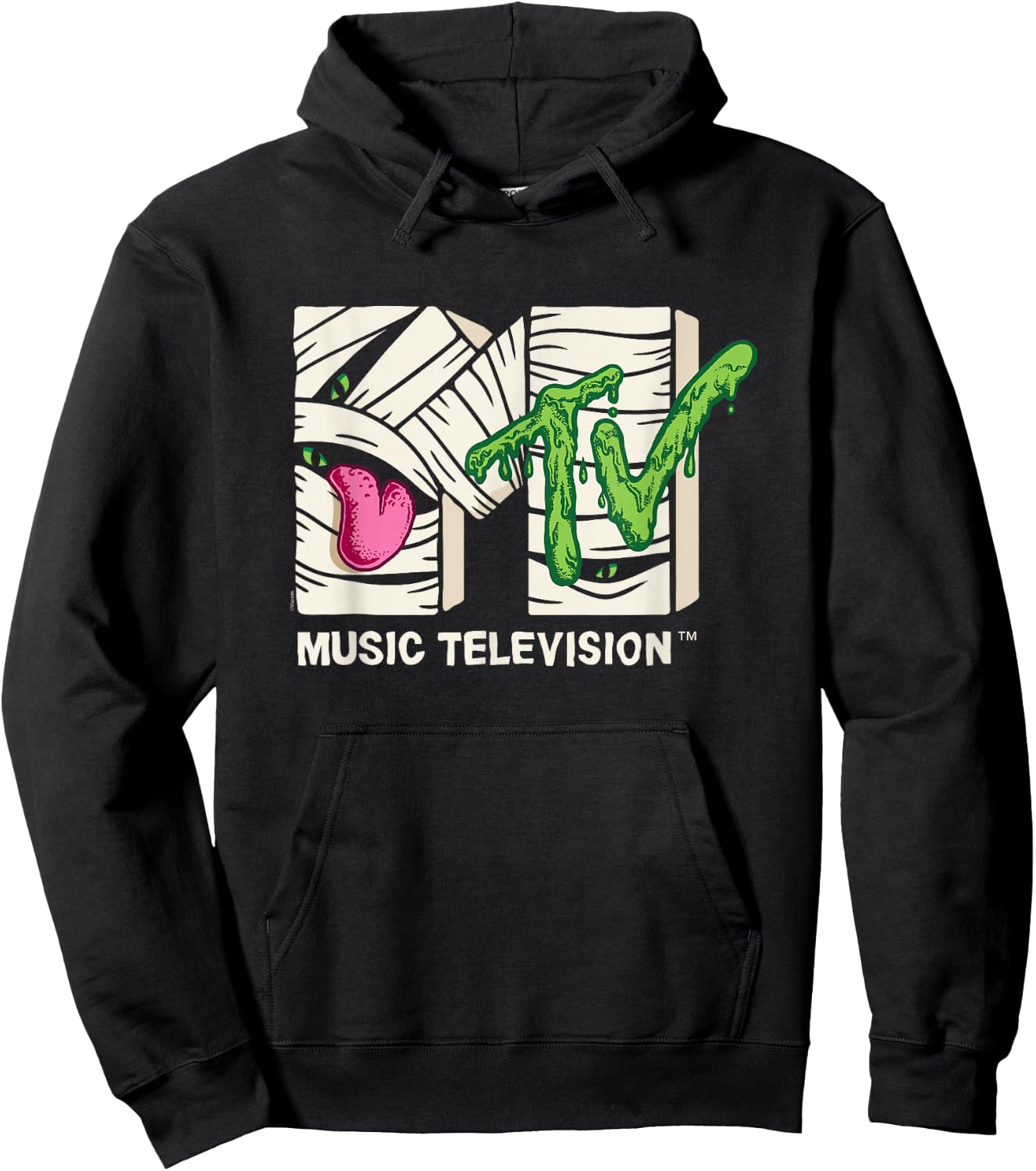 MTV - Logo Mummy Monster Hoodie - Hoodie | Black