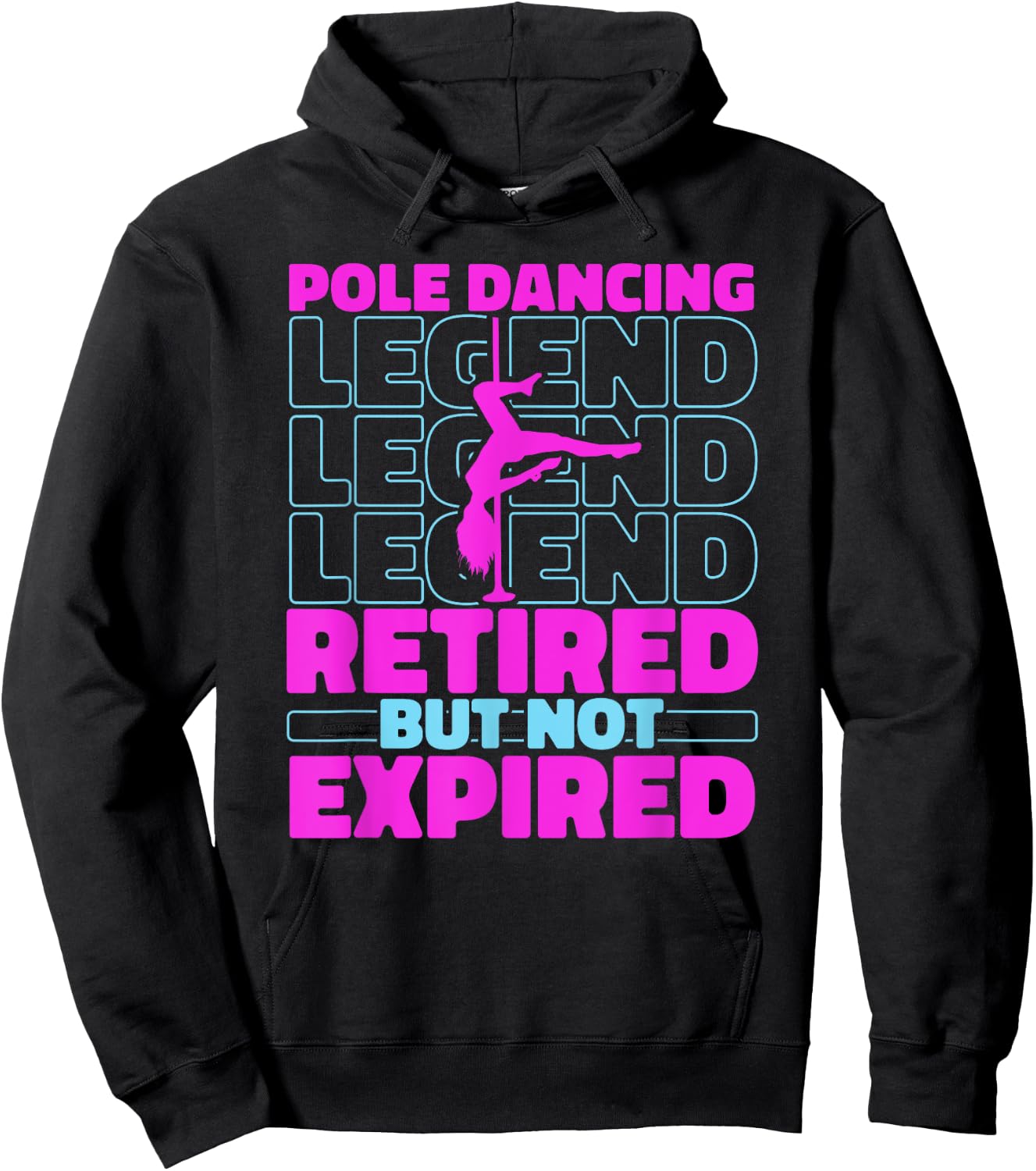Fitness Retired Dancer - Fit Pole Dancing Hoodie - Hoodie | Black