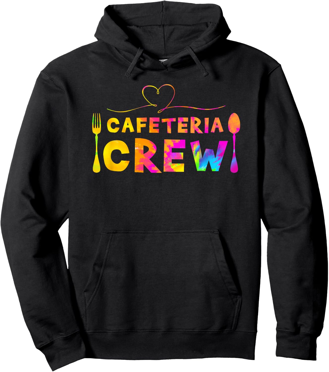 Cafeteria Crew - Lunch Ladies Rock - Proud School Cook Quote Hoodie - Hoodie | Black
