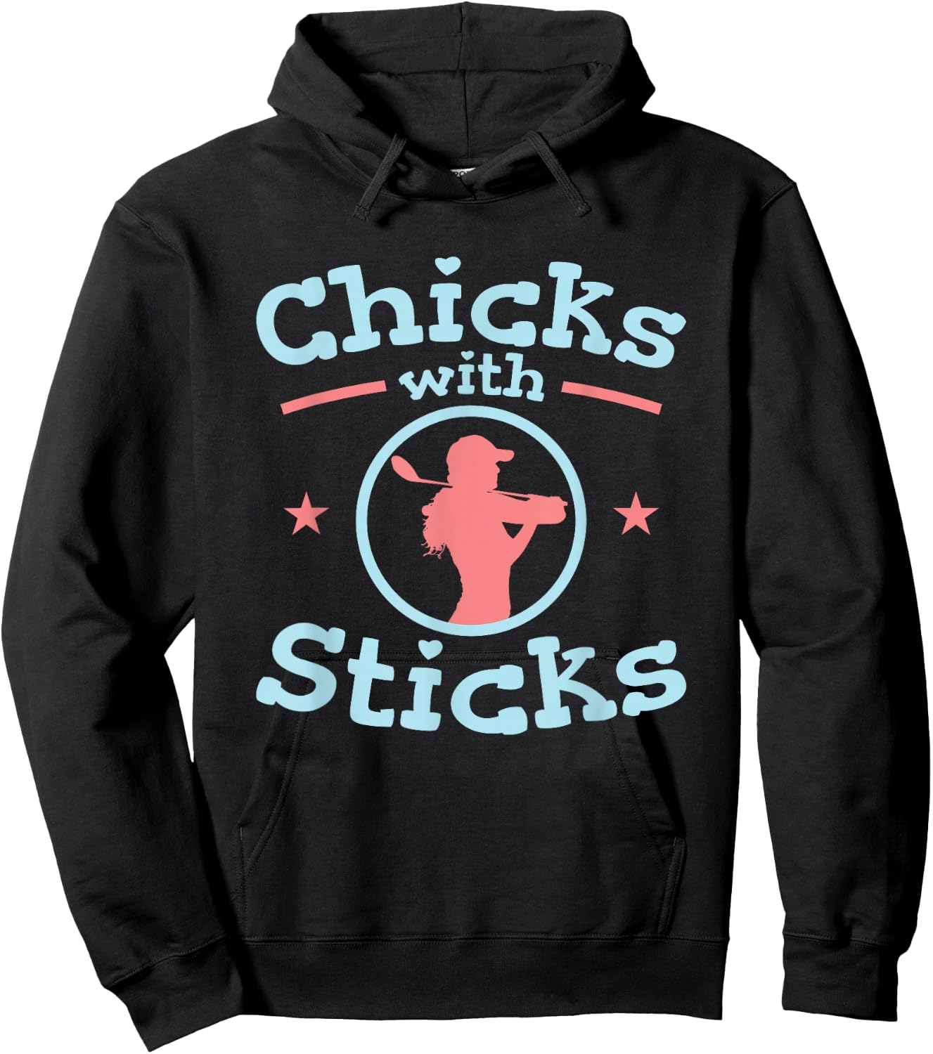 Chicks With Sticks Golf Women Club Hoodie - Hoodie | Black