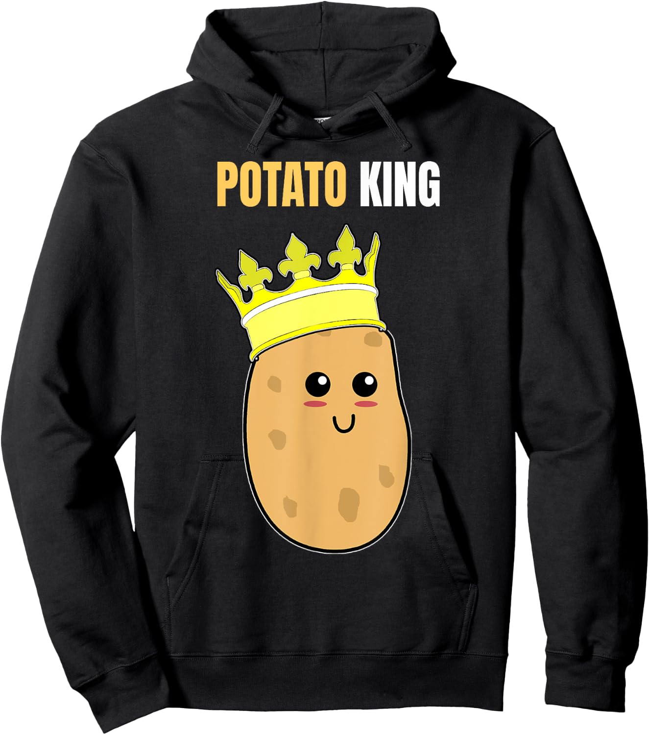 Funny Potato g Potato King Hoodie - Hoodie | Black