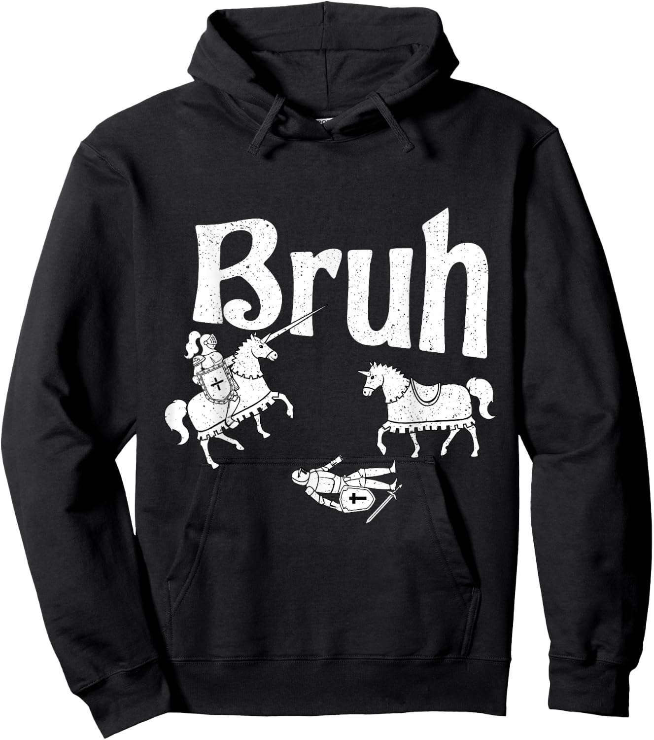 Funny Jousting Bro Renaissance Festival Medieval Hoodie - Hoodie | Black
