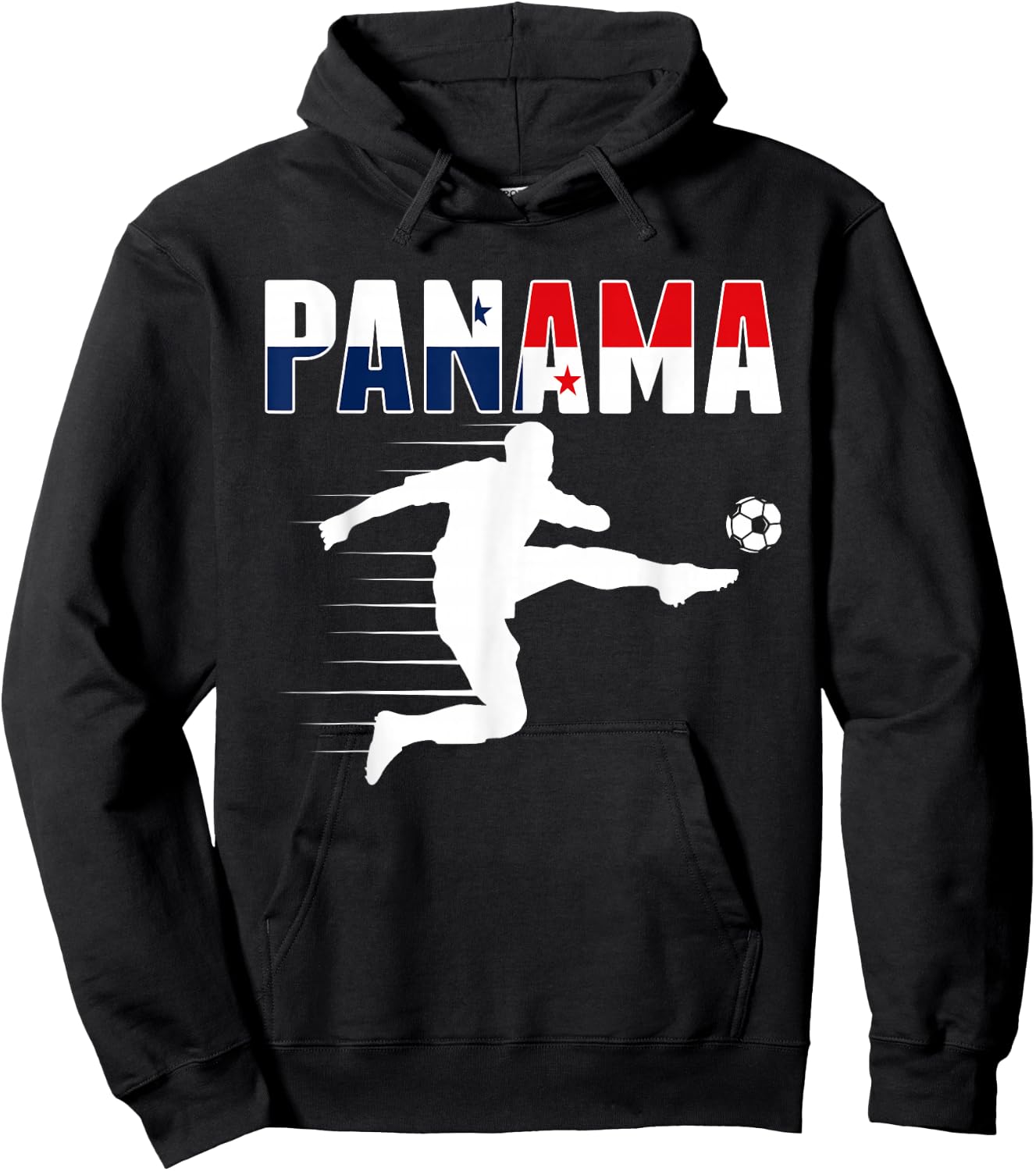 Panama Soccer Lovers Jersey Support Panamanian Football Team Hoodie - Hoodie | Black