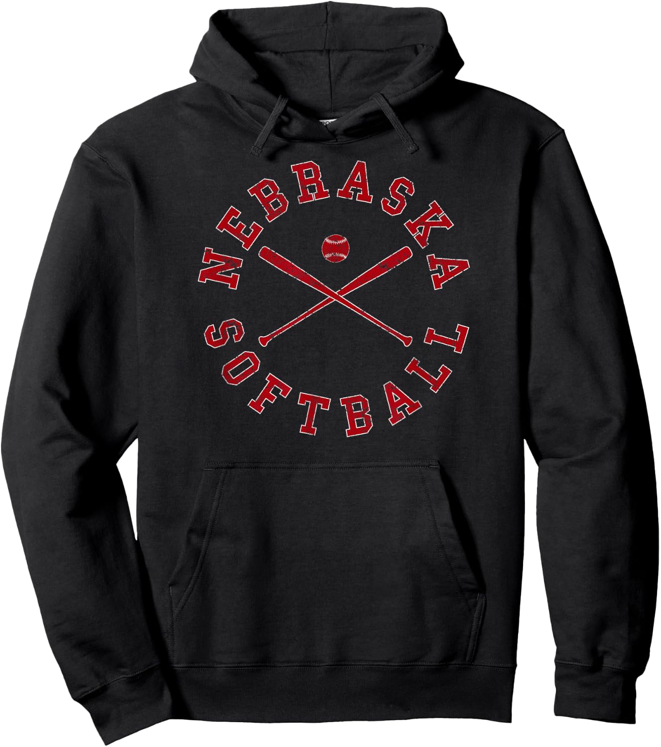 Nebraska Softball Roundel Hoodie - Hoodie | Black