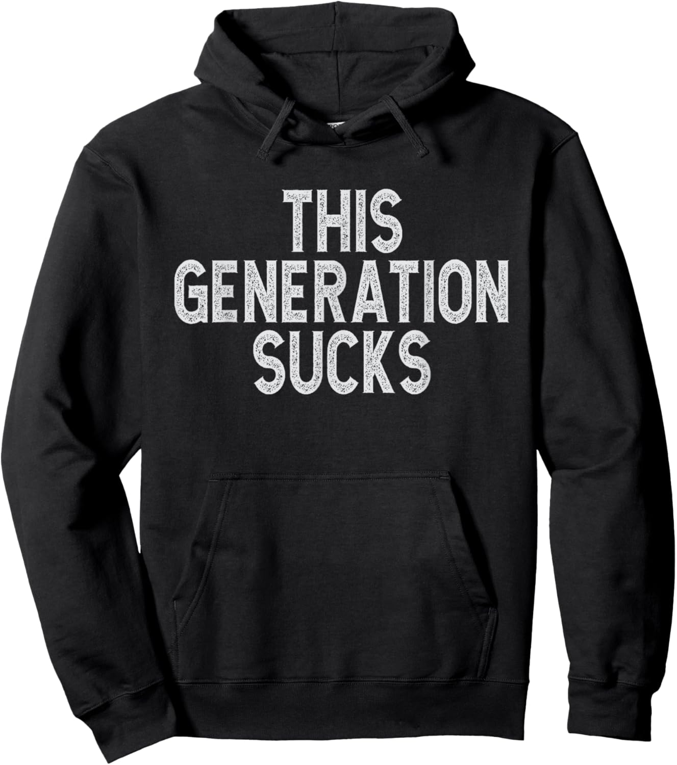 This Generation Sucks Funny Gen Z Hoodie - Hoodie | Black