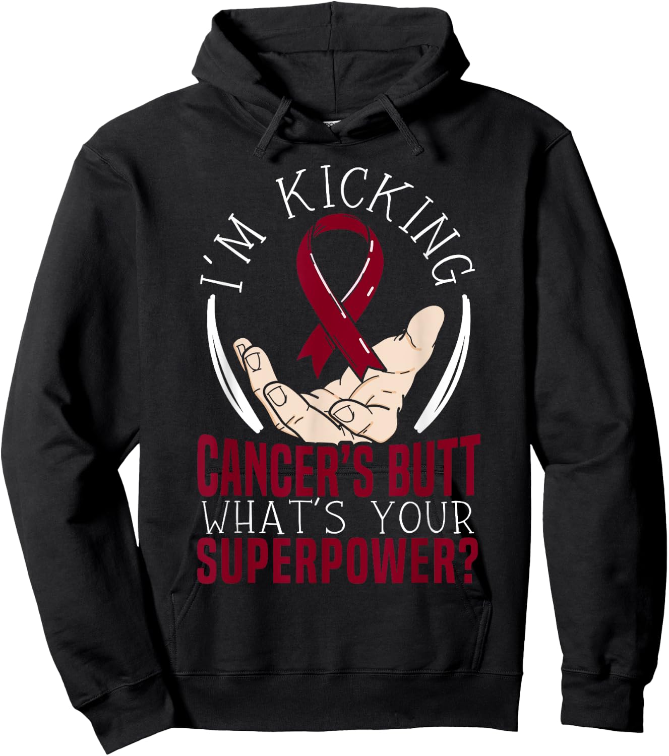 Multiple Myeloma Warrior Myeloma Cancer Awareness Hoodie - Hoodie | Black